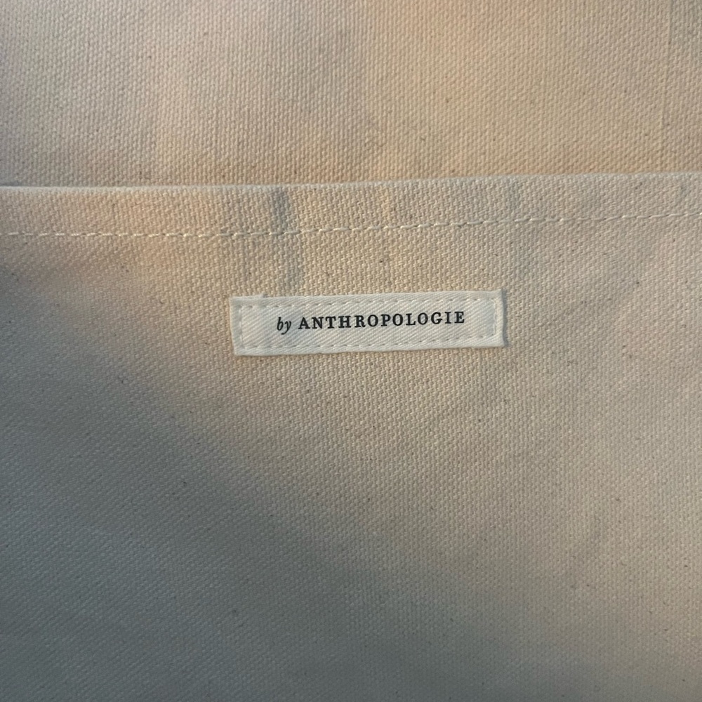 Anthropologie Trellis Weekender Tote Fringe Cream Large Boho Bag - Picture 12 of 12